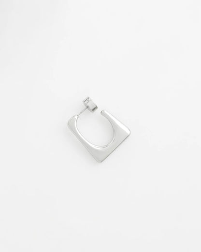 Chico's Women | No Droop® Silver Tone Square Hoops SILVER