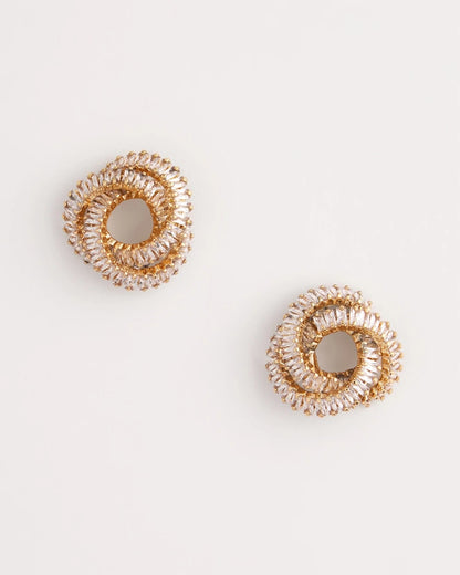 Chico's Women | Goldtone Twisted Stud Earrings GOLD