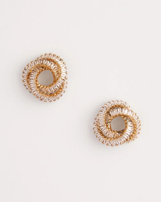 Chico's Women | Goldtone Twisted Stud Earrings GOLD