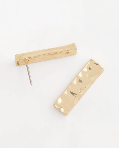 Chico's Women | Ash Gold Collection Square Drop Earrings GOLD