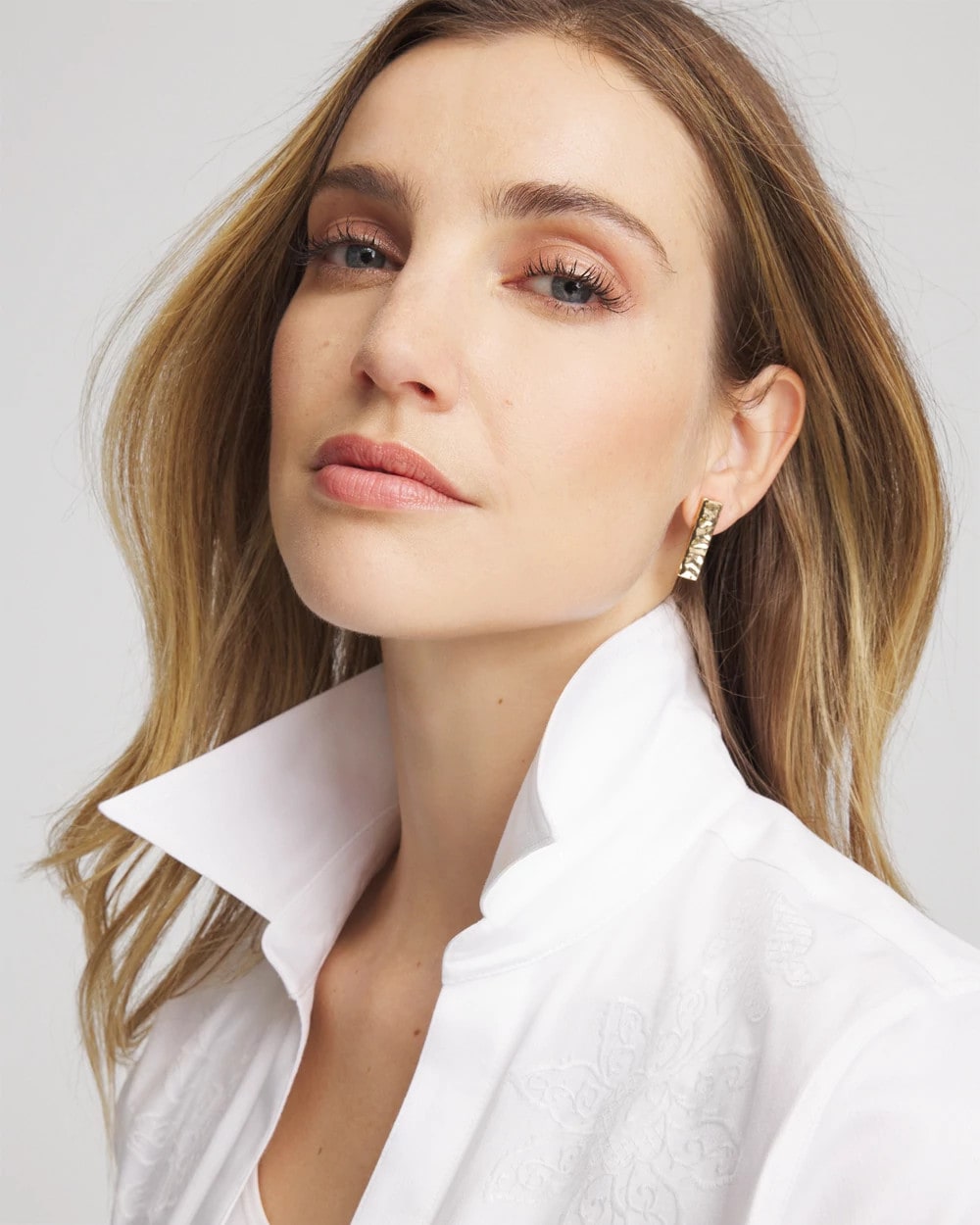 Chico's Women | Ash Gold Collection Square Drop Earrings GOLD
