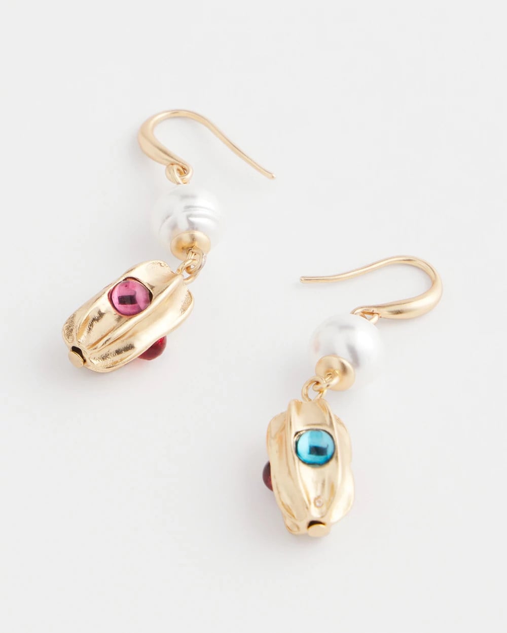 Chico's Women | No Droop® Goldtone Faux Pearl Earrings PEARL