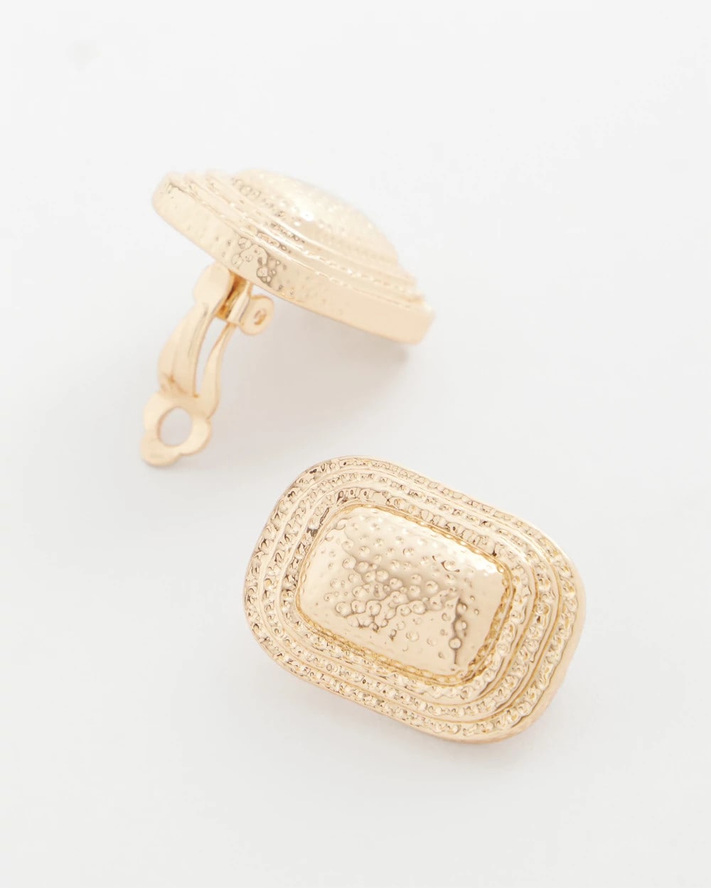 Chico's Women | No Droop® Goldtone Square Clip-On Earrings GOLD