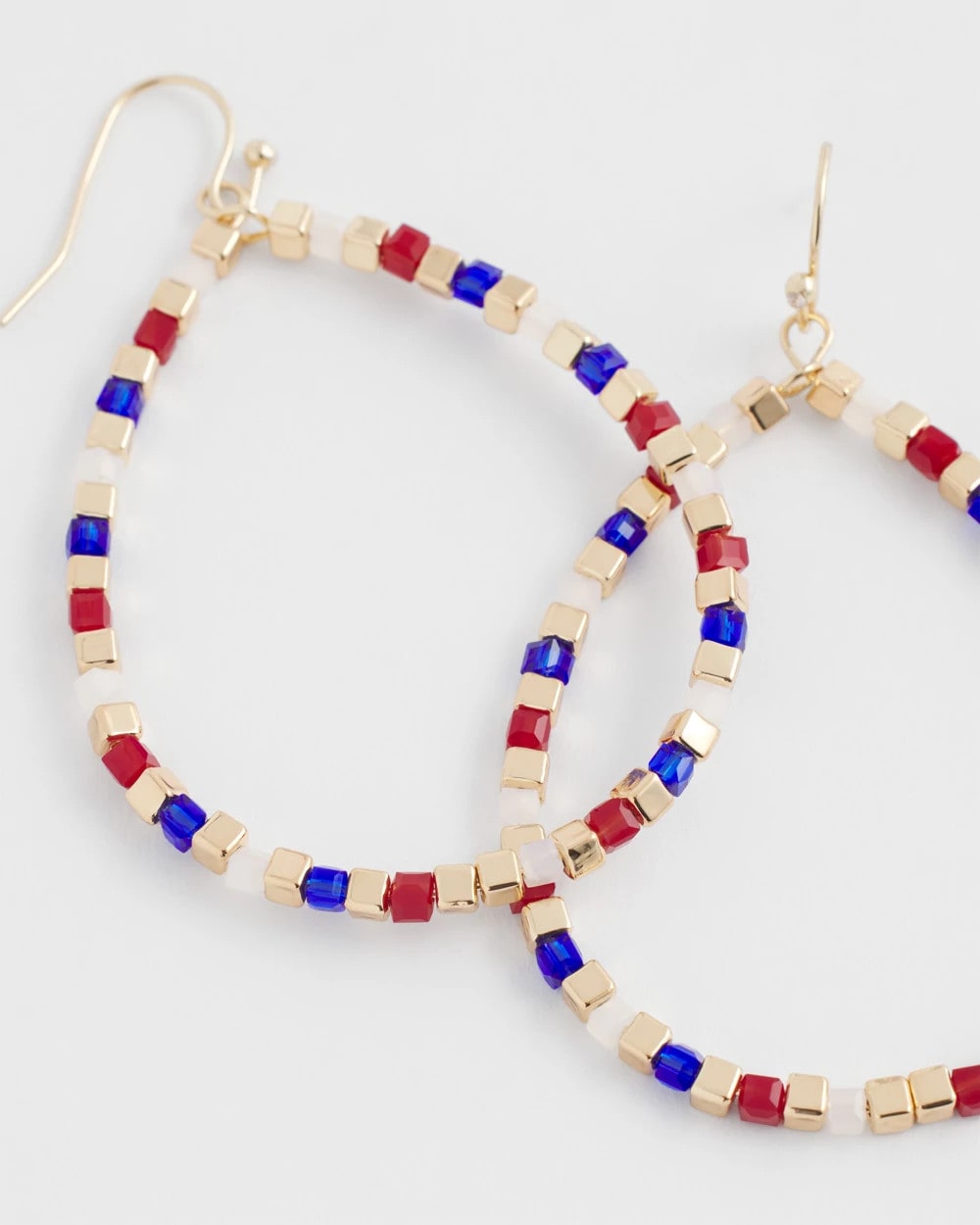 Chico's Women | No Droop® Red White & Blue Earrings MULTI
