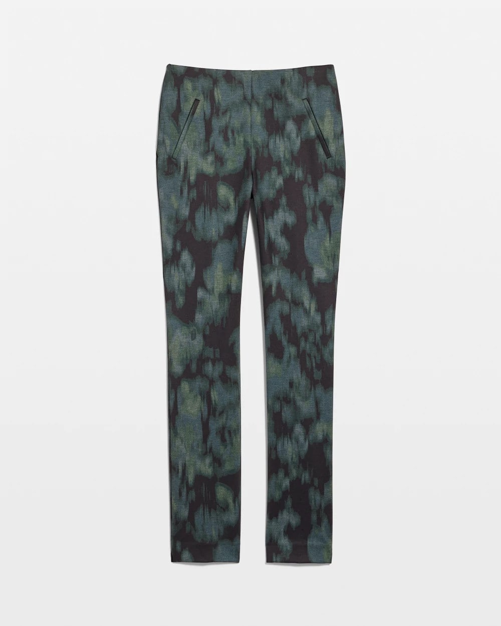 Chico's Women | Brinkly Blur Juliet Slim Ankle Pants BLACK