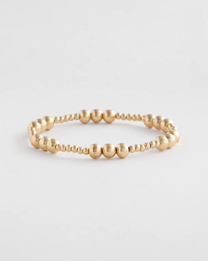 Chico's Women | Gold-tone Small Bead Stretch Bracelet GOLD