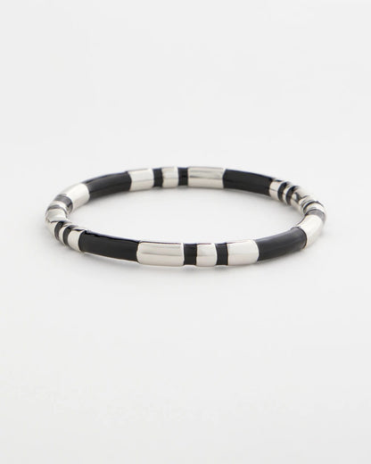 Chico's Women | Black Enamel Hinge Bangle BLACK