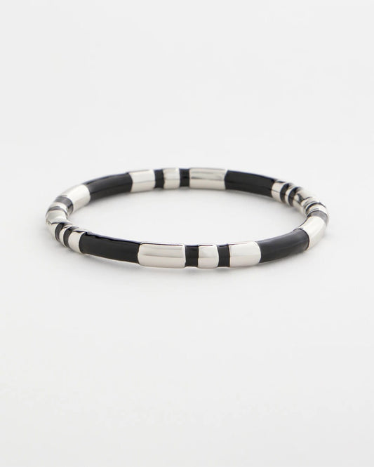 Chico's Women | Black Enamel Hinge Bangle BLACK