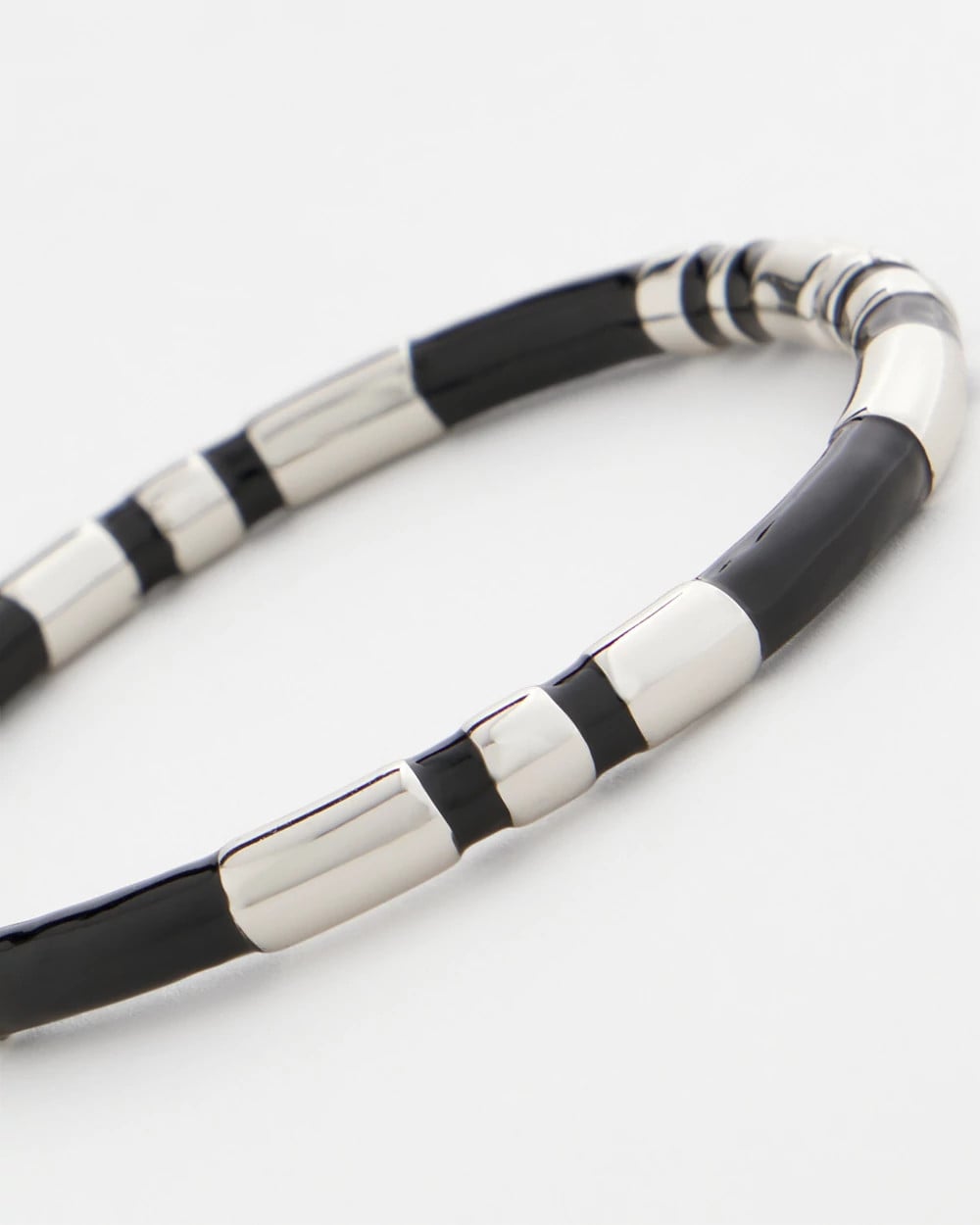Chico's Women | Black Enamel Hinge Bangle BLACK