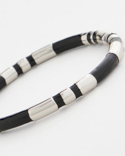 Chico's Women | Black Enamel Hinge Bangle BLACK