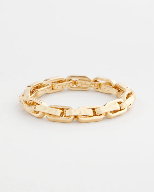 Chico's Women | Gold Link Stretch Bracelet GOLD