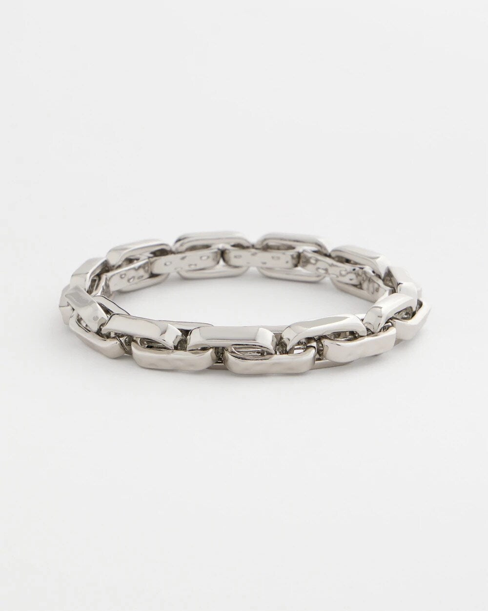 Chico's Women | Silver Link Stretch Bracelet SILVER