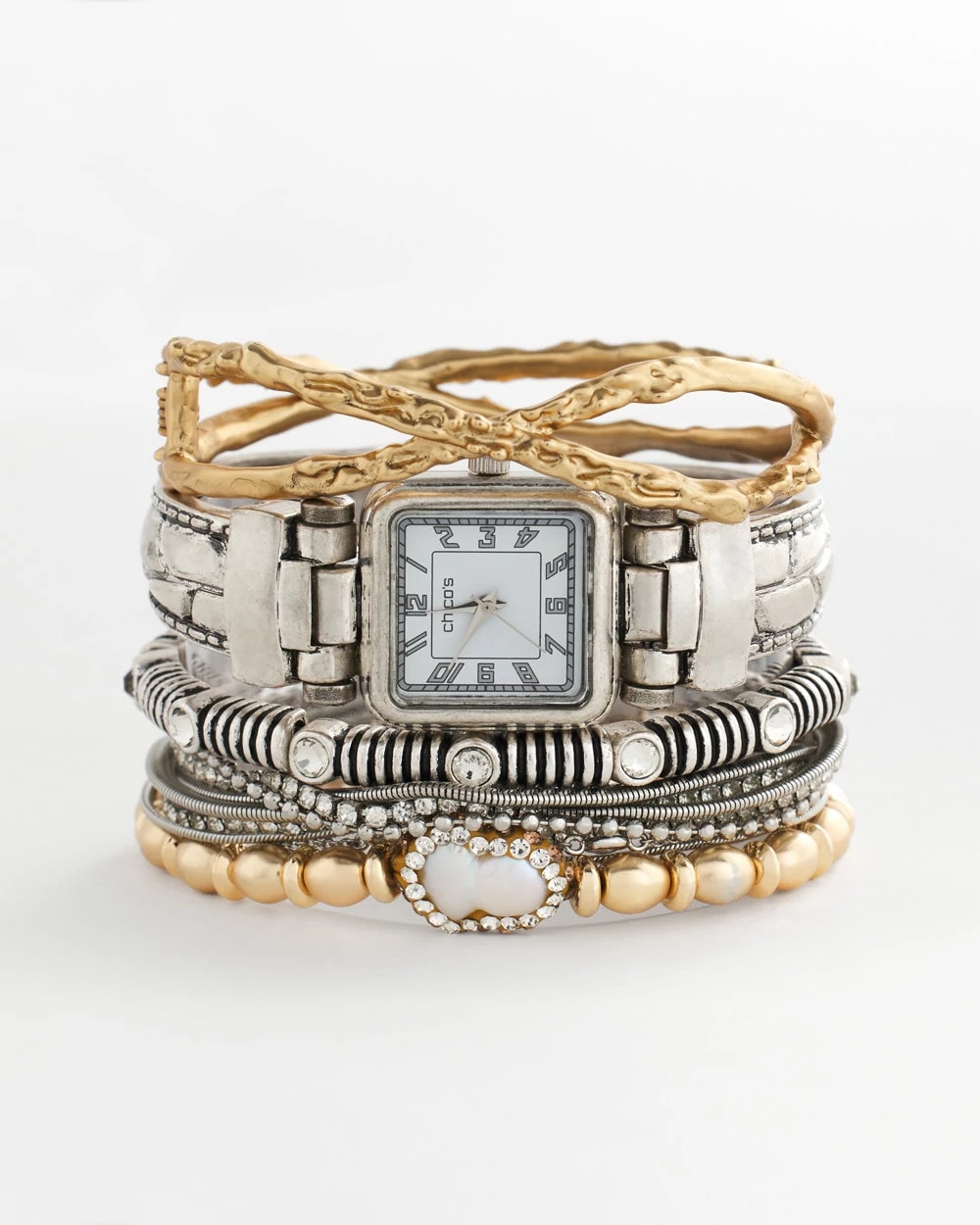 Chico's Women | Silvertone Multistrand Bracelet