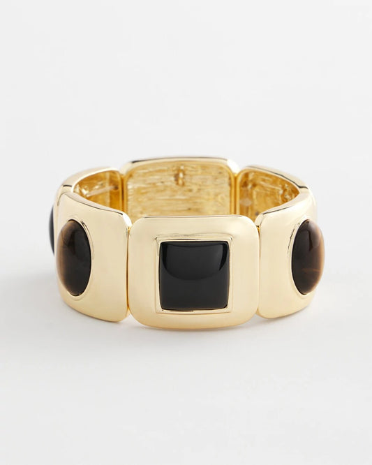 Chico's Women | Neutral Gold Stretch Bracelet NEUTRAL