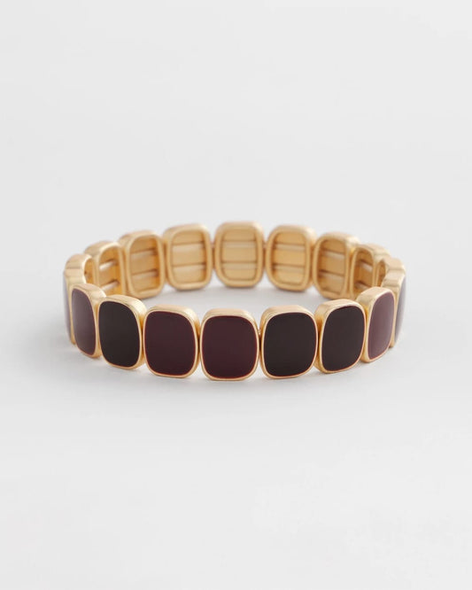 Chico's Women | Chianti Square Stretch Bracelet DEEP CHIANTI