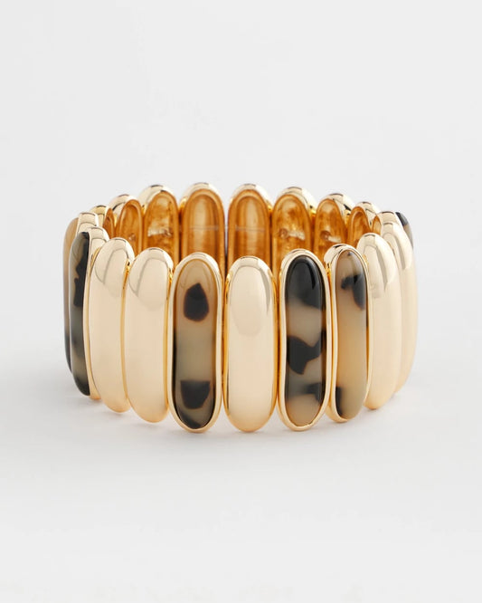 Chico's Women | Tortoise Stretch Bracelet BROWN