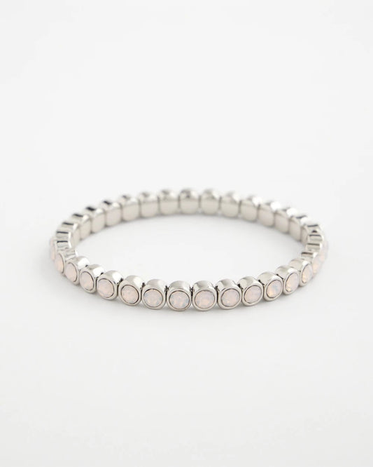 Chico's Women | Shiny Round Stretch Bracelet IRIDESCENCE