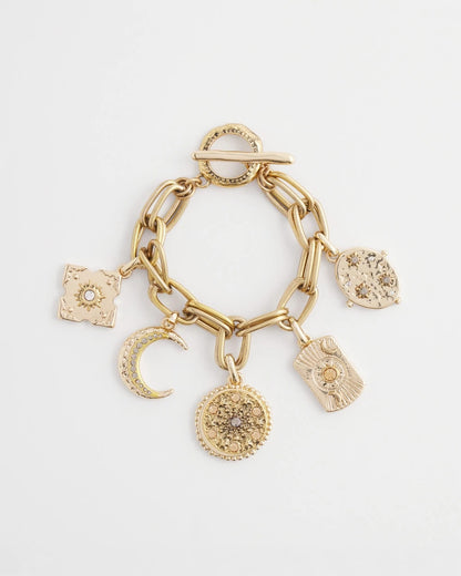 Chico's Women | Gold Celestial Charm Bracelet GOLD