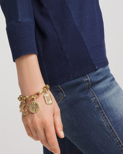 Chico's Women | Gold Celestial Charm Bracelet GOLD