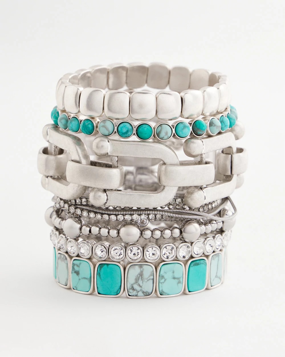 Chico's Women | Silvertone Link Chain Bracelet SILVER