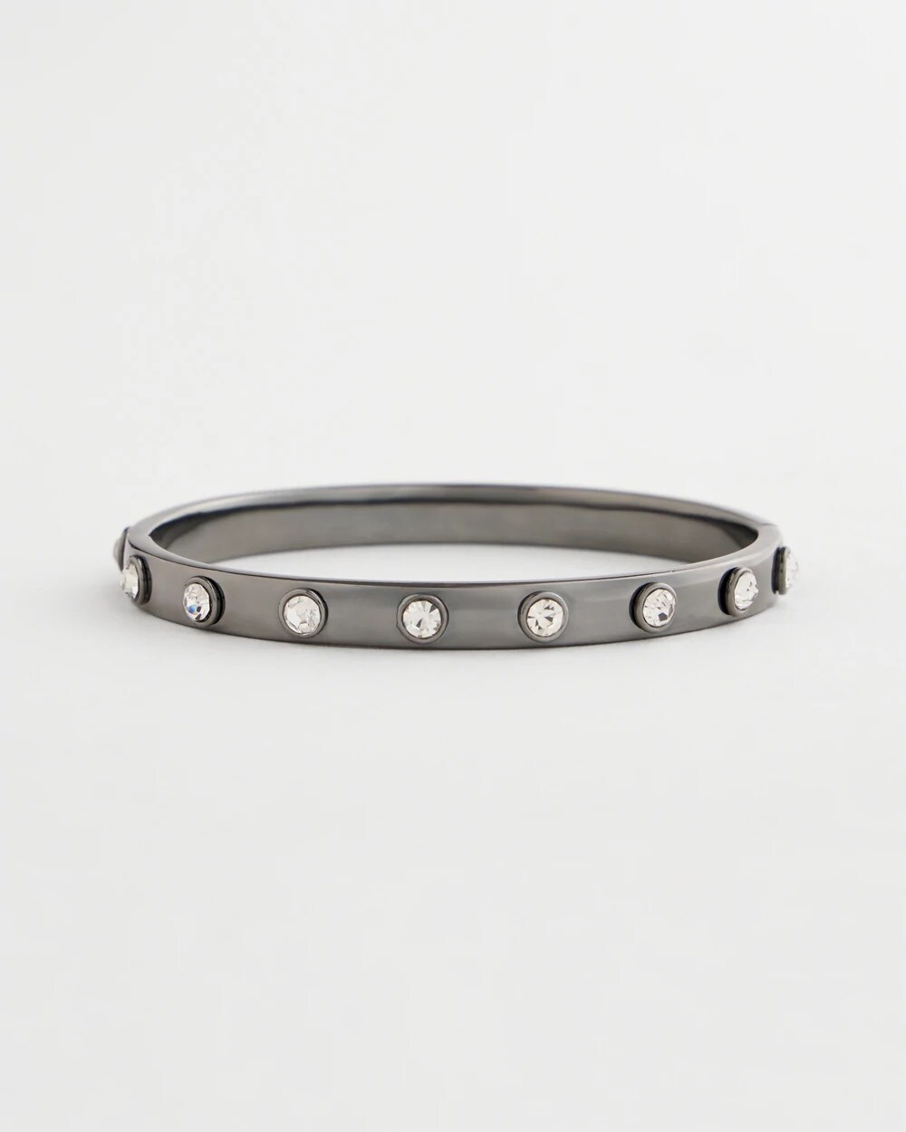 Chico's Women | Hematite Rhinestone Tone Bangle HEMATITE