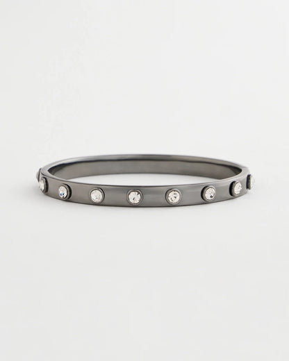 Chico's Women | Hematite Rhinestone Tone Bangle HEMATITE