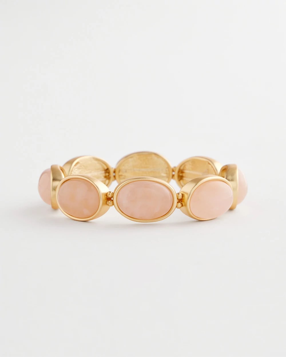 Chico's Women | Quartz Stone Stretch Bracelet PALE PINK