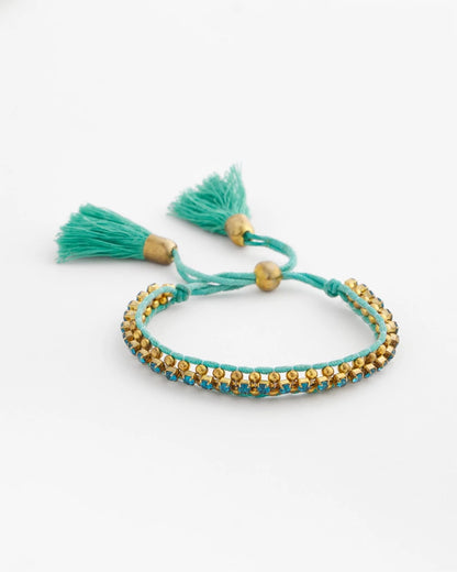 Chico's Women | Adjustable Thread Wrapped Bracelet TURQUOISE