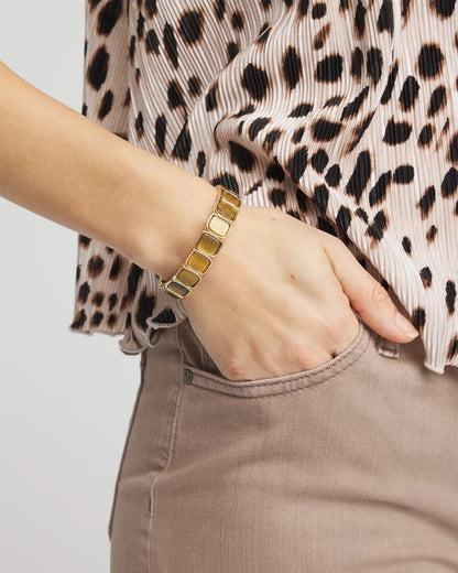 Chico's Women | Neutral Square Stretch Bracelet NEUTRAL