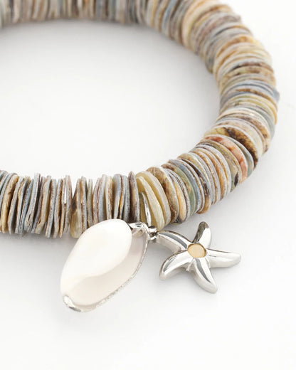 Chico's Women | Agate Stretch Charm Bracelet NEUTRAL