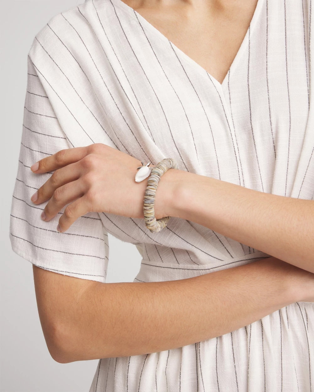 Chico's Women | Agate Stretch Charm Bracelet NEUTRAL