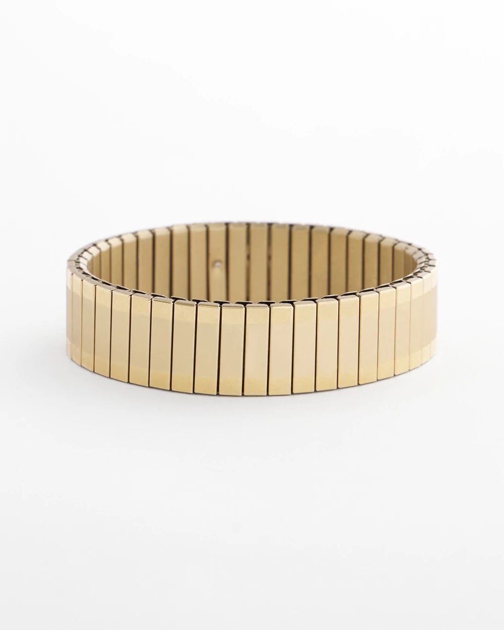 Chico's Women | Goldtone Stretch Watchband Bracelet GOLD