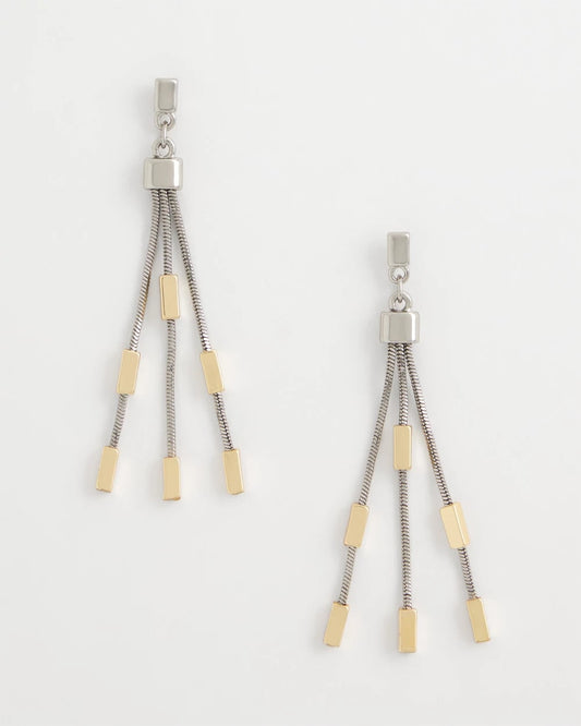 Chico's Women | Mixed Metal Linear Earrings MIXED METALS