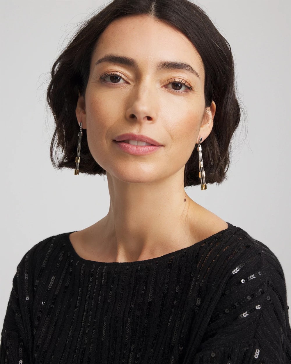 Chico's Women | Mixed Metal Linear Earrings MIXED METALS
