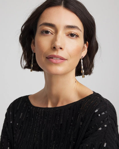 Chico's Women | Mixed Metal Linear Earrings MIXED METALS