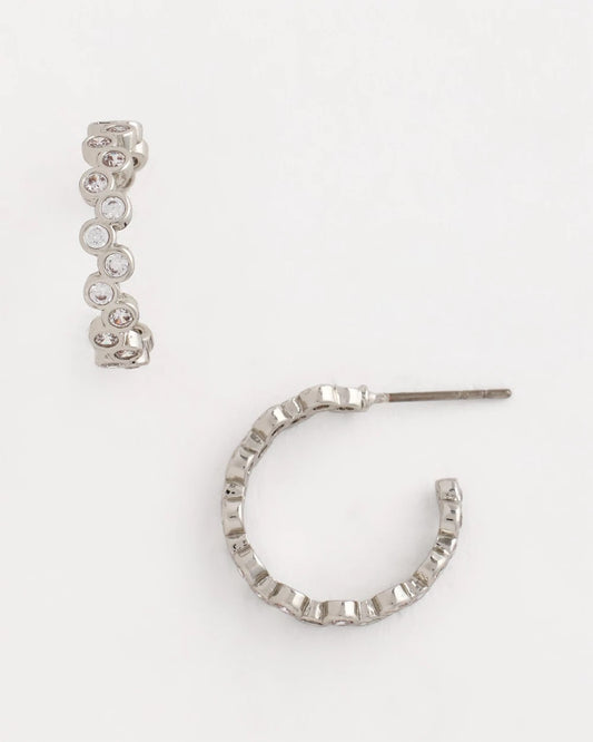 Chico's Women | No Droop® Silvertone Hoop Earrings SILVER