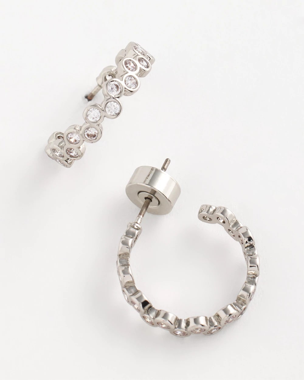 Chico's Women | No Droop® Silvertone Hoop Earrings SILVER