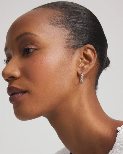 Chico's Women | No Droop® Silvertone Hoop Earrings SILVER