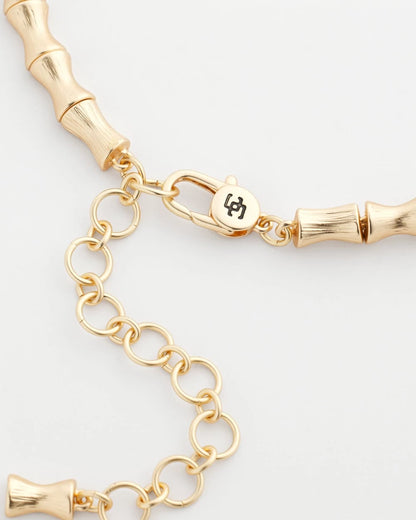 Chico's Women | Golden Bamboo Collar Necklace GOLD
