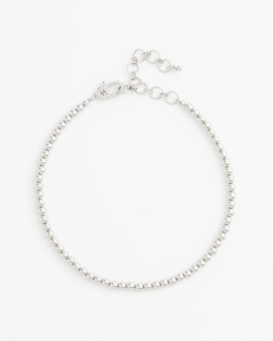 Chico's Women | Silvertone Beaded Necklace SILVER