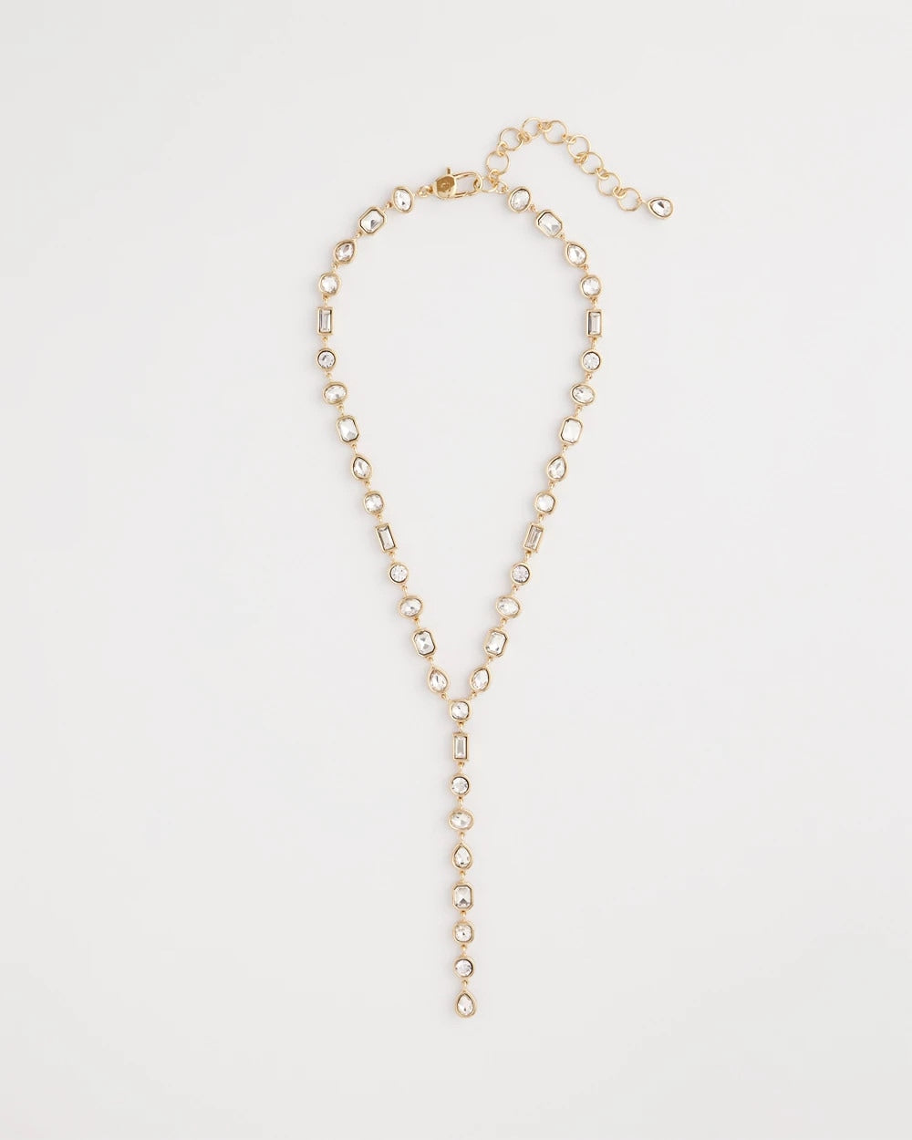 Chico's Women | Bezel Set Goldtone Y-Necklace GOLD