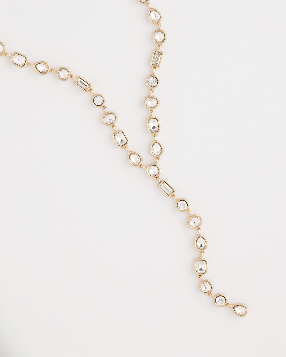 Chico's Women | Bezel Set Goldtone Y-Necklace GOLD
