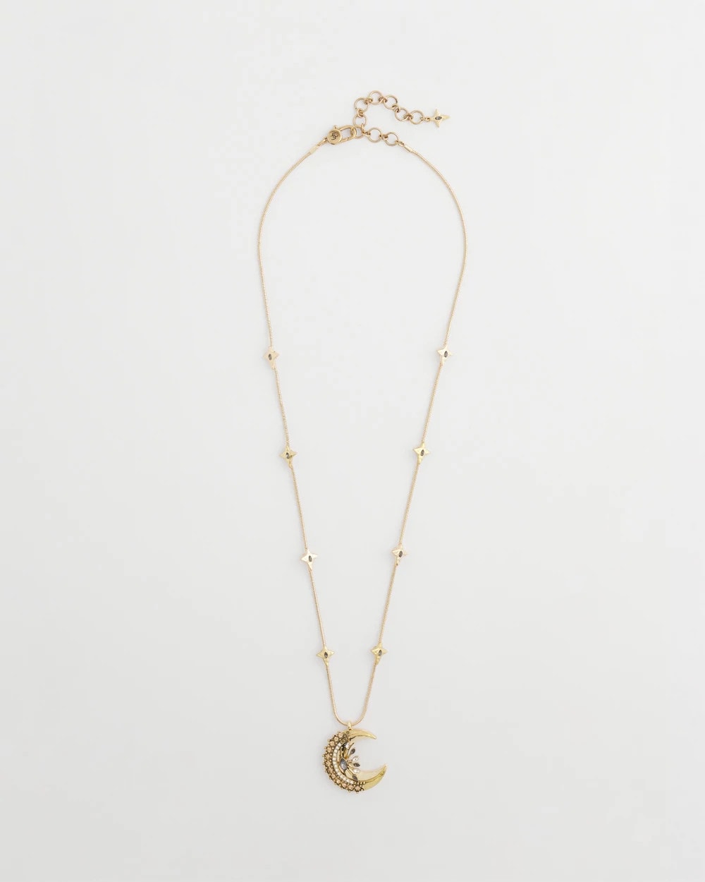 Chico's Women | Gold Moon Pendant Necklace GOLD