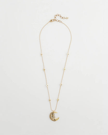 Chico's Women | Gold Moon Pendant Necklace GOLD