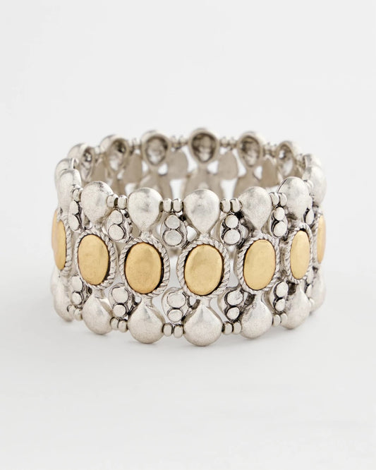 Chico's Women | Island Metals Stretch Bracelet MIXED METALS