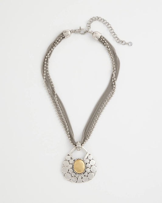 Chico's Women | Island Metal Pendant Necklace MIXED METALS