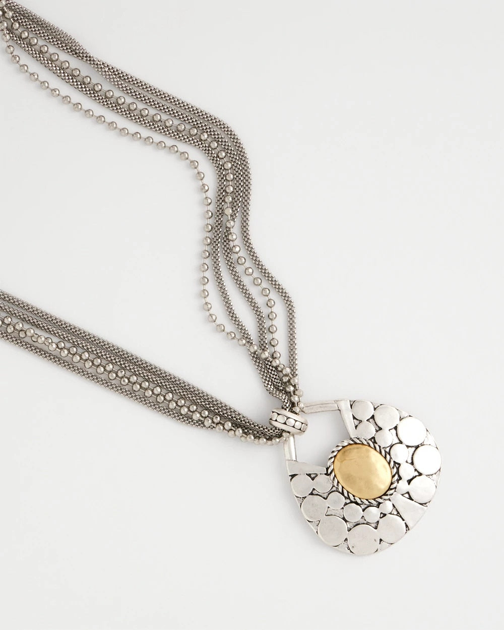 Chico's Women | Island Metal Pendant Necklace MIXED METALS