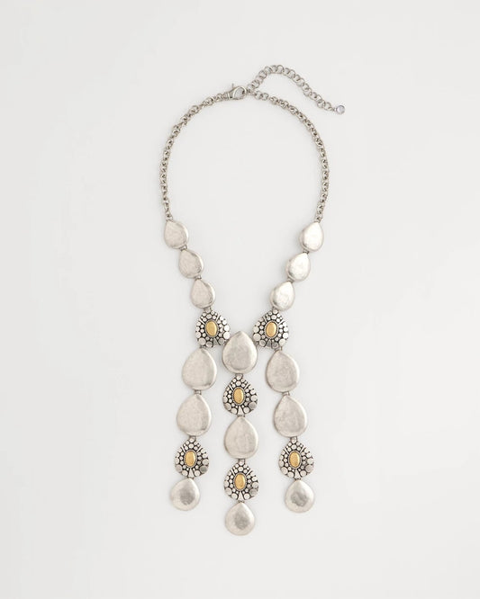 Chico's Women | Island Metal Linear Necklace MIXED METALS