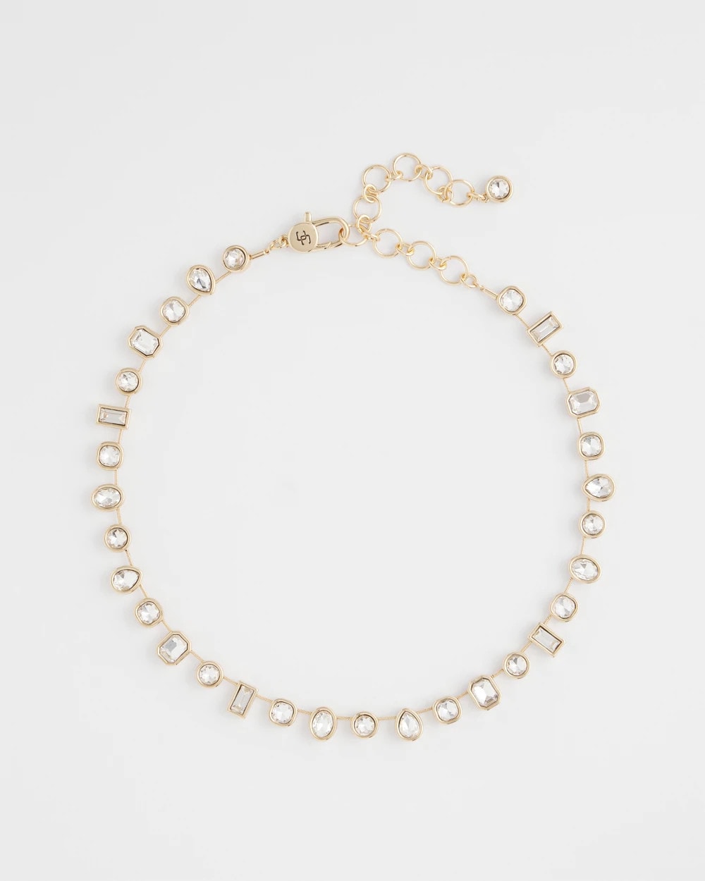 Chico's Women | Bezel Set Short Goldtone Necklace GOLD