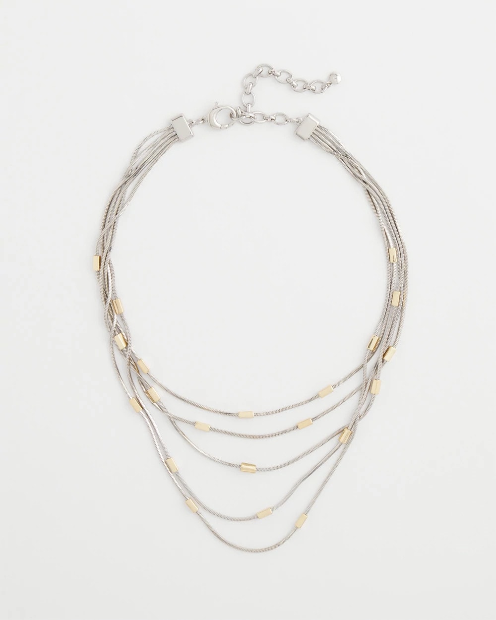 Chico's Women | Mixed Metal Multi-Strand Necklace MIXED METALS